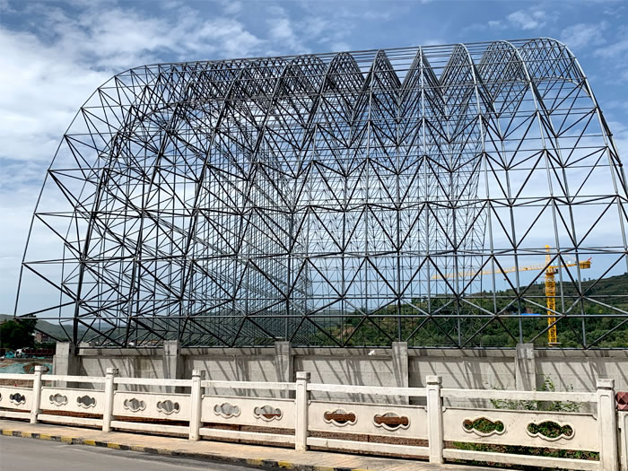 双滦区山寨矿储煤棚网架